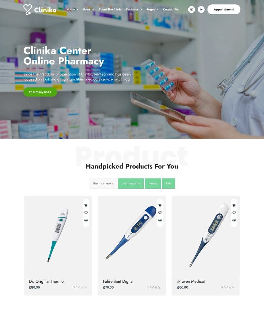 clinika – home online pharmacy shop clinika – home online pharmacy shop